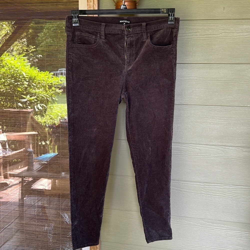 J. Crew Mercantile High Rise Skinny Corded Pants